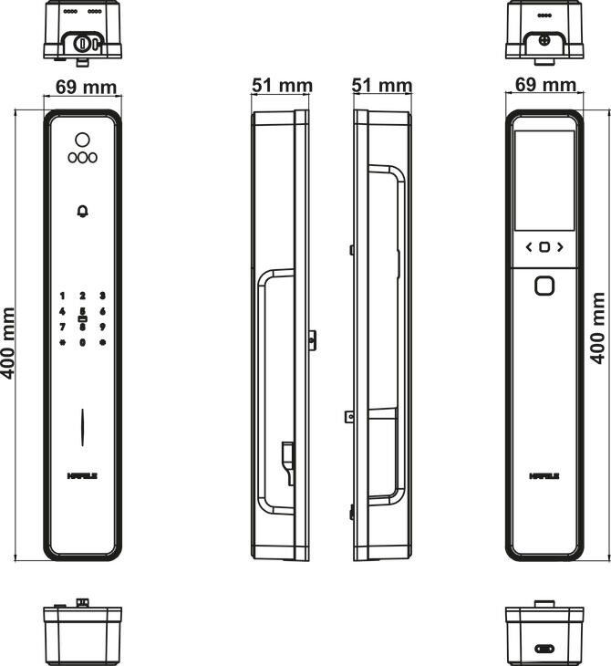 Häfele Akıllı Kilit Sistemleri, INFINITY - PP2502W