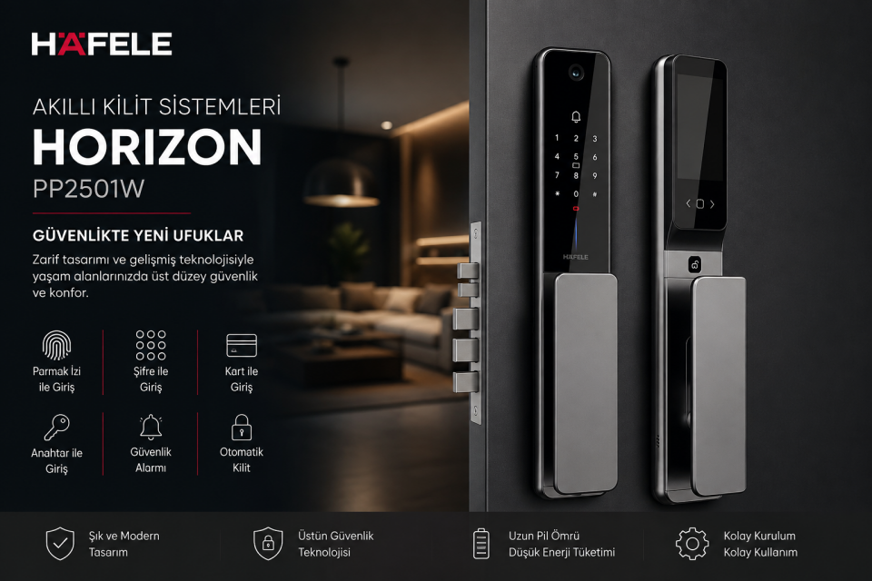 Häfele Akıllı Kilit Sistemleri, HORIZON - PP2501W