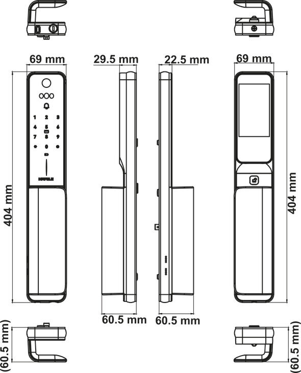 Häfele Akıllı Kilit Sistemleri, HORIZON - PP2501W