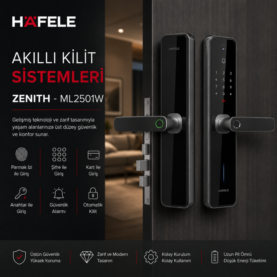Häfele Akıllı Kilit Sistemleri, ZENITH - ML2501W
